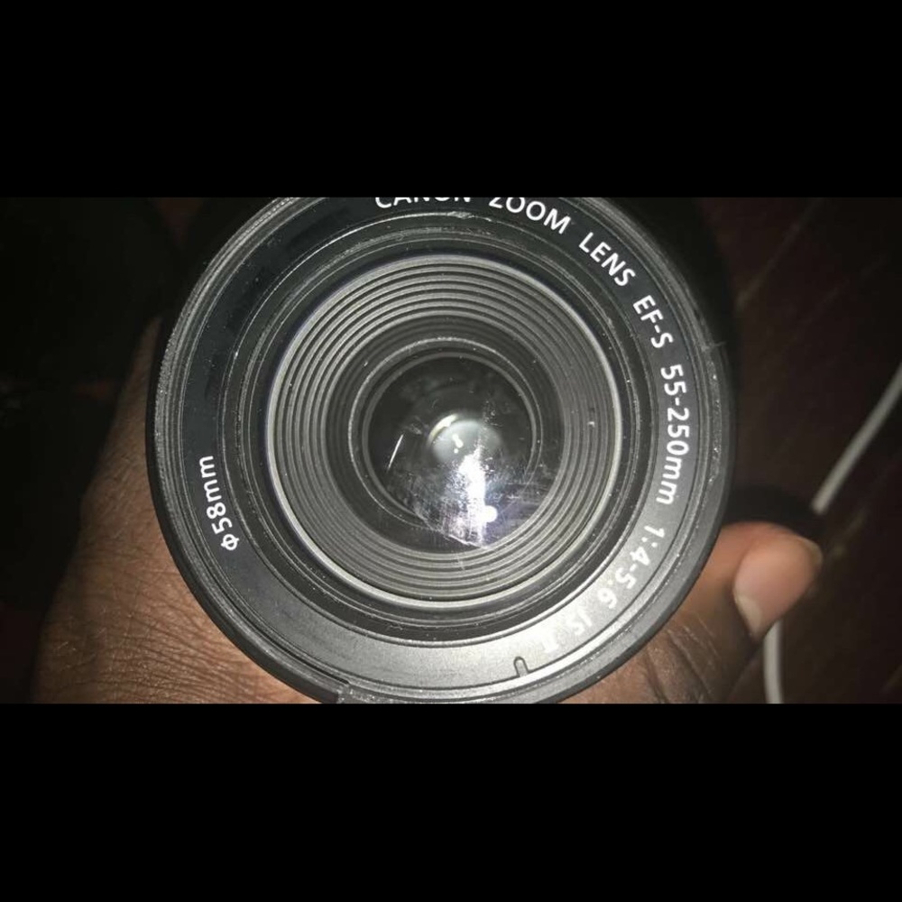 Canon camera lense