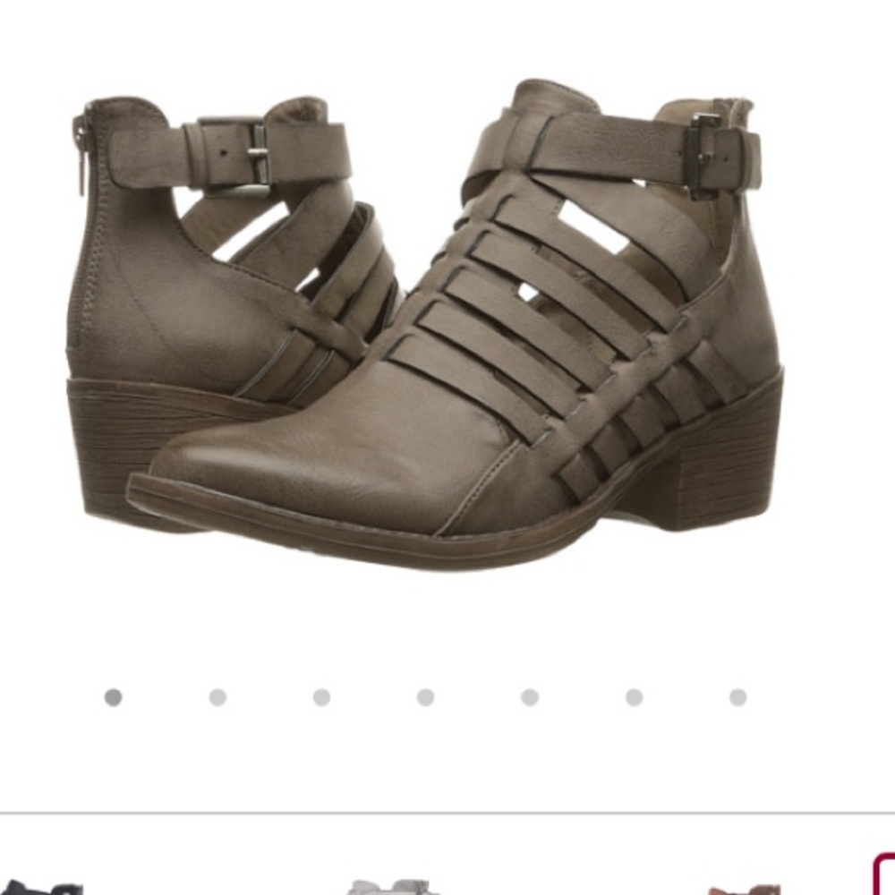 Volatile McKenna Booties in taupe. Size 6. - Picture 1 of 7