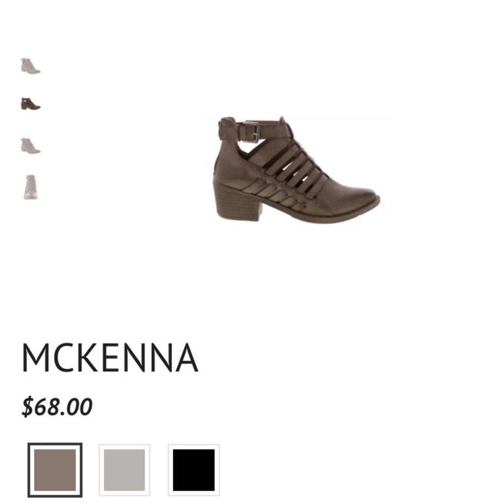 Volatile McKenna Booties in taupe. Size 6. - Picture 2 of 7