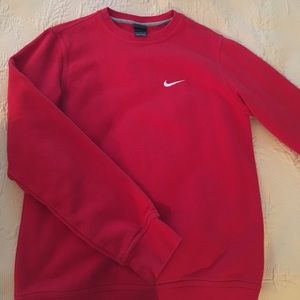 Men's Red Nike Pullover