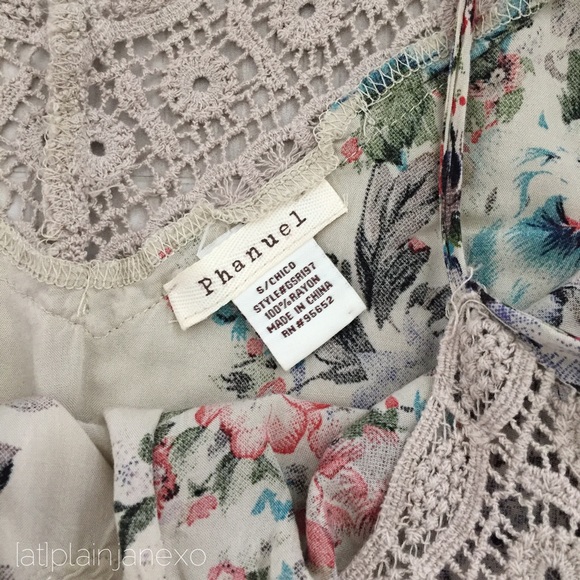 Phanuel boho floral cold shoulder romper - Picture 3 of 4