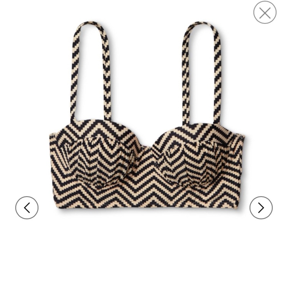 Target bathing suit Swimwear pushup chevron bikini