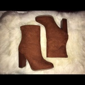 Express Brown Suede Boots