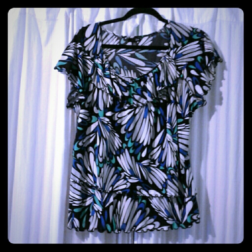 Modern Print Top