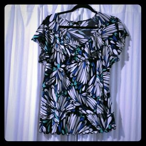 Modern Print Top