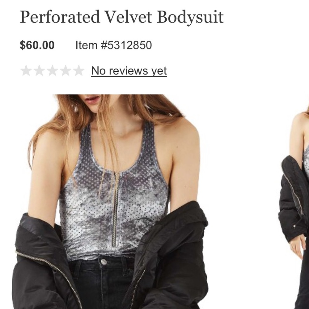 Topshop bodysuit US size 8 UK 12