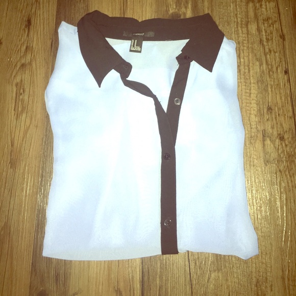 Light Pale Blue Sheer Long Sleeve Blouse 💙 - Picture 2 of 4