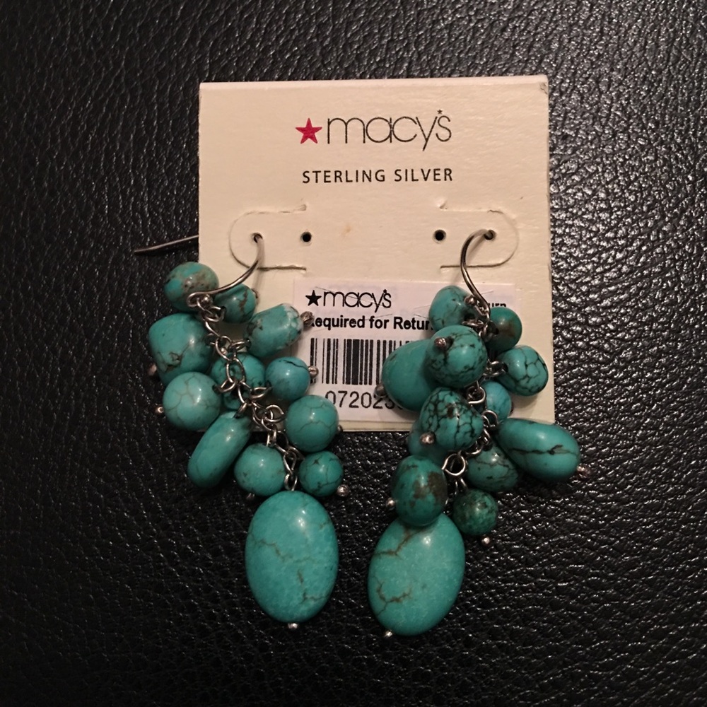 Macy's sterling silver earrings