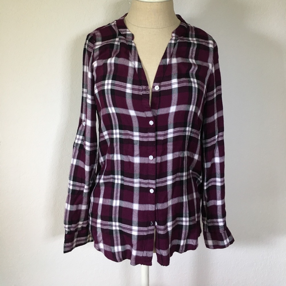 NWT Max Jeans plaid button down 🌹