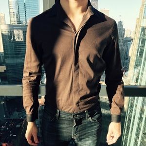 Emporio Armani shirt brown