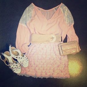 White strappy sandals