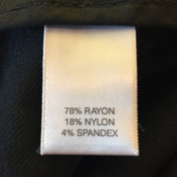 Black Zip Back Stretch Pencil Skirt Plus Size - Picture 4 of 4