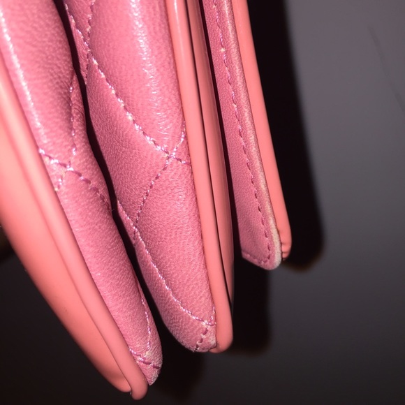 Authentic Pink Patent Lipstick Chanel Bag - Picture 2 of 4
