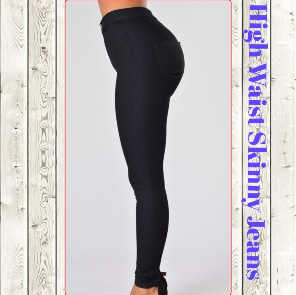 NWT Fashion Nova High Waist Jeans - Picture 2 of 4