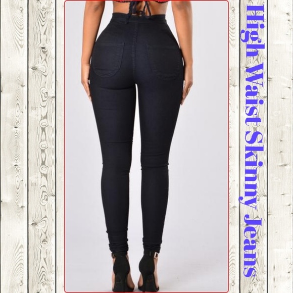 NWT Fashion Nova High Waist Jeans - Picture 3 of 4