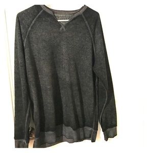 Black washed crewneck