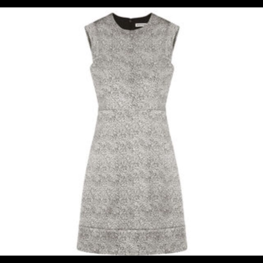 Whistles Lili Metallic jacquard dress, size 10