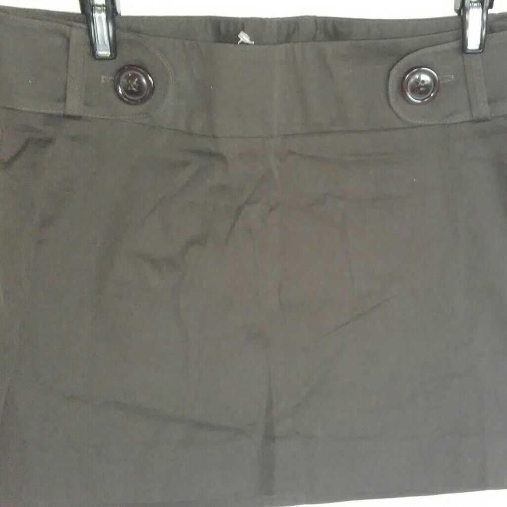 🆕  Arden B. Self Belt Mini Skirt Cocoa Brown Sz 2
