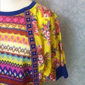 Vibrant Floral Ivy Jane Blouse