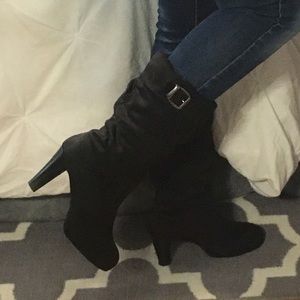 Black Heeled Boot