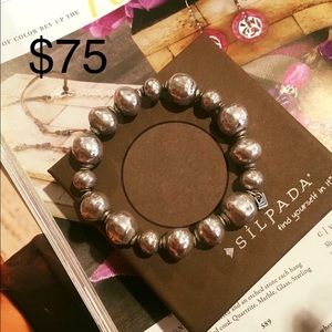 Silpada sterling bracelet. Oxidized and stunning.