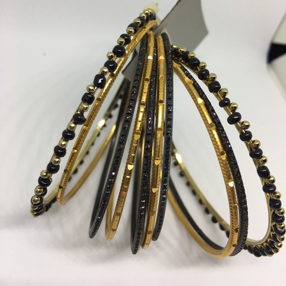 💍Shimmering Stackable Bangle Bracelets Gift Set - Picture 3 of 9