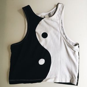 UNIF Yin Yang Crop Top