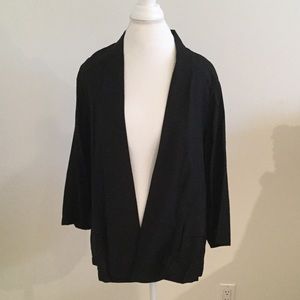 Chico's size 3 black lightweight jacket