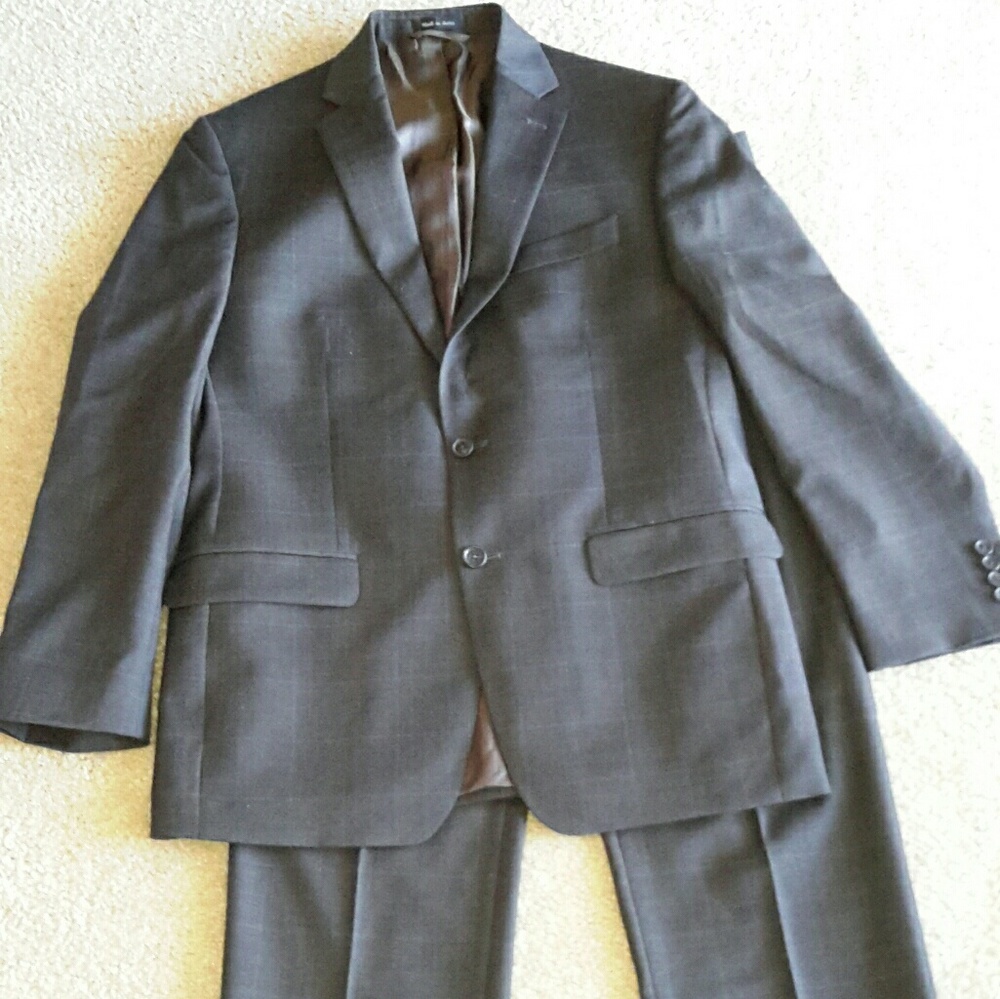 Gray & Brown Suit
