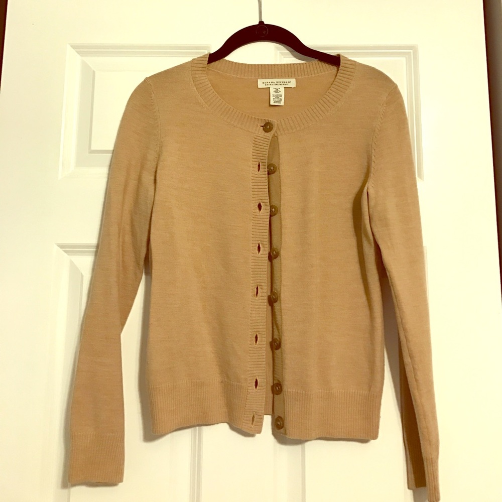Tan BR Cardigan