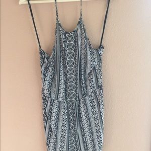 Backless Halter Romper