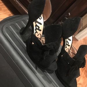 New in Box black Peep Toe Heels