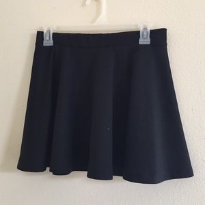 Black skater skirt