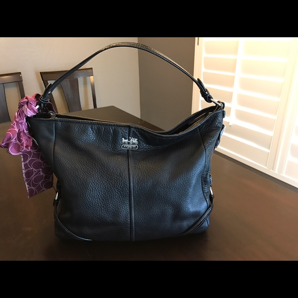 Coach Medium Size Black Handbag - Authentic
