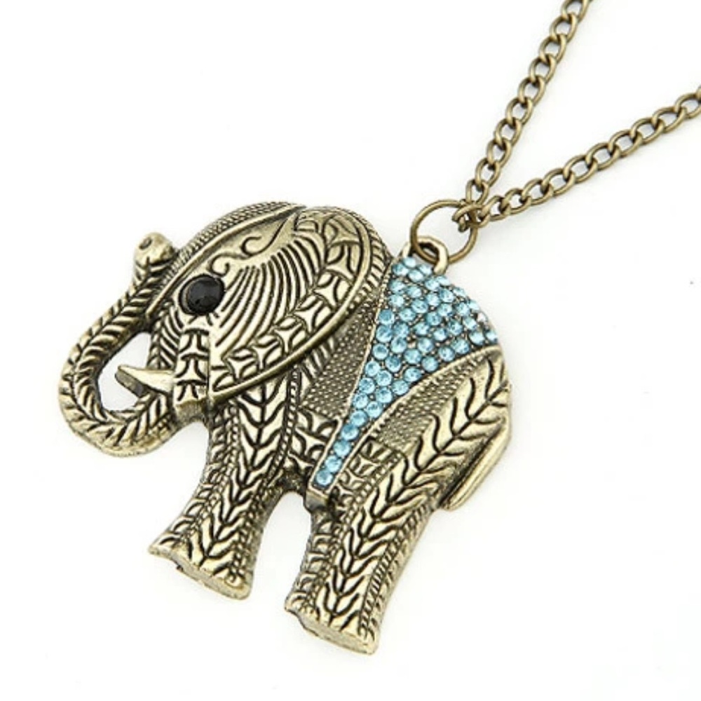 🐘 last one 🐘good luck elephant necklace