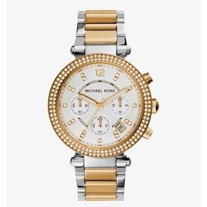 Michael Kors two toned watch.