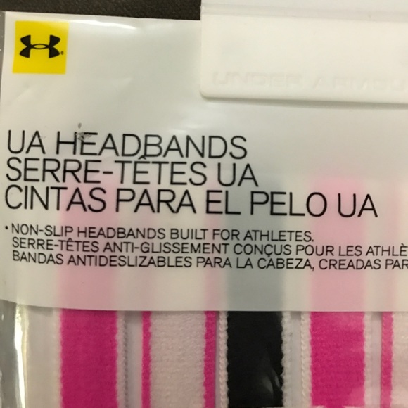 LAST CALL!!! Under Armour 6 pack headbands NWT - Picture 2 of 2