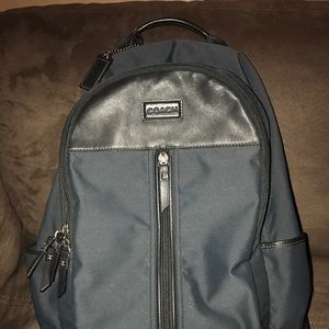 Coach Men's Black Varick Nylon Backpack