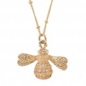 Gold Bumblebee Necklace