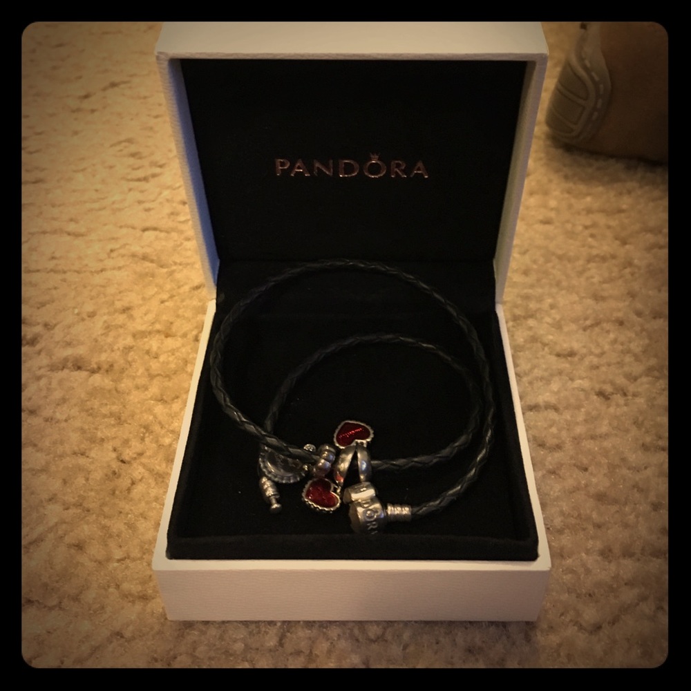 Pandora bracelet with mother and sister charms