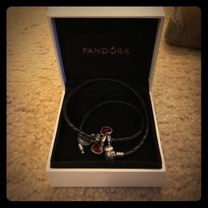 Pandora bracelet with mother and sister charms
