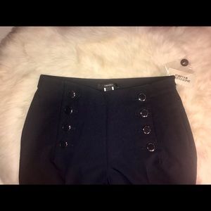 High waist sailor dress pants