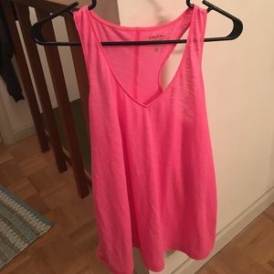 Pink Lilly Pulitzer tank top. NWT