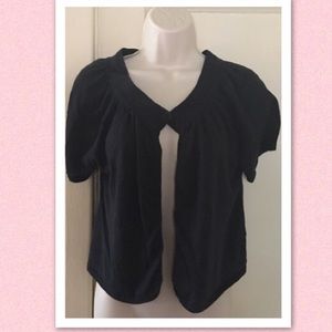 Black Cardigan Shrug Bolero