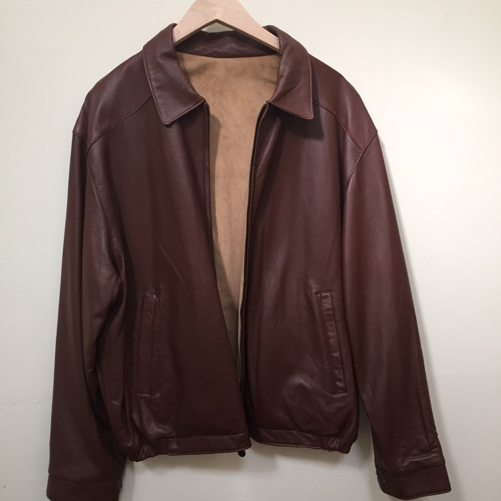 Weatherproof Reversible Leather Jacket