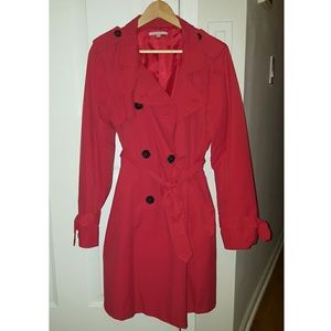 GAP Red Trench Coat Size L (worn once)