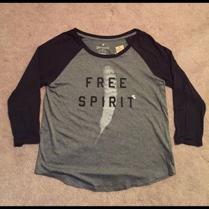 American Eagle Outfitters LS Casual Shirt Size S