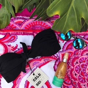 BeachRiot x SCF Textured Bandeau Bikini Top