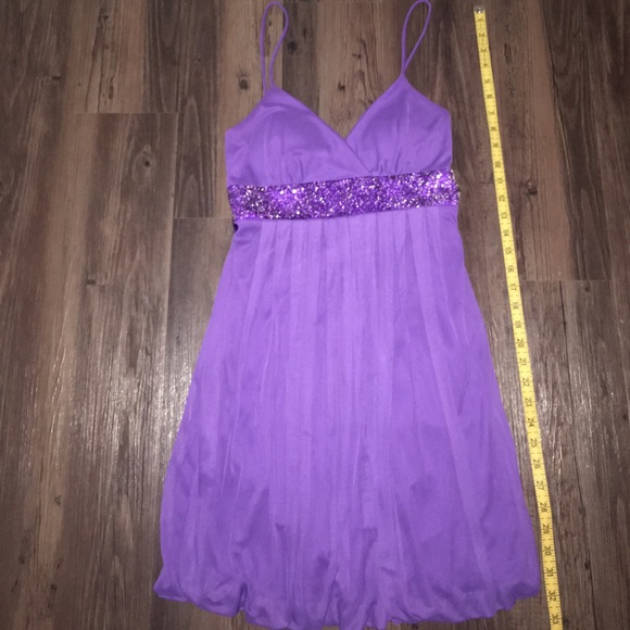 Purple Strap Cocktail Dress 💜 - Picture 2 of 4