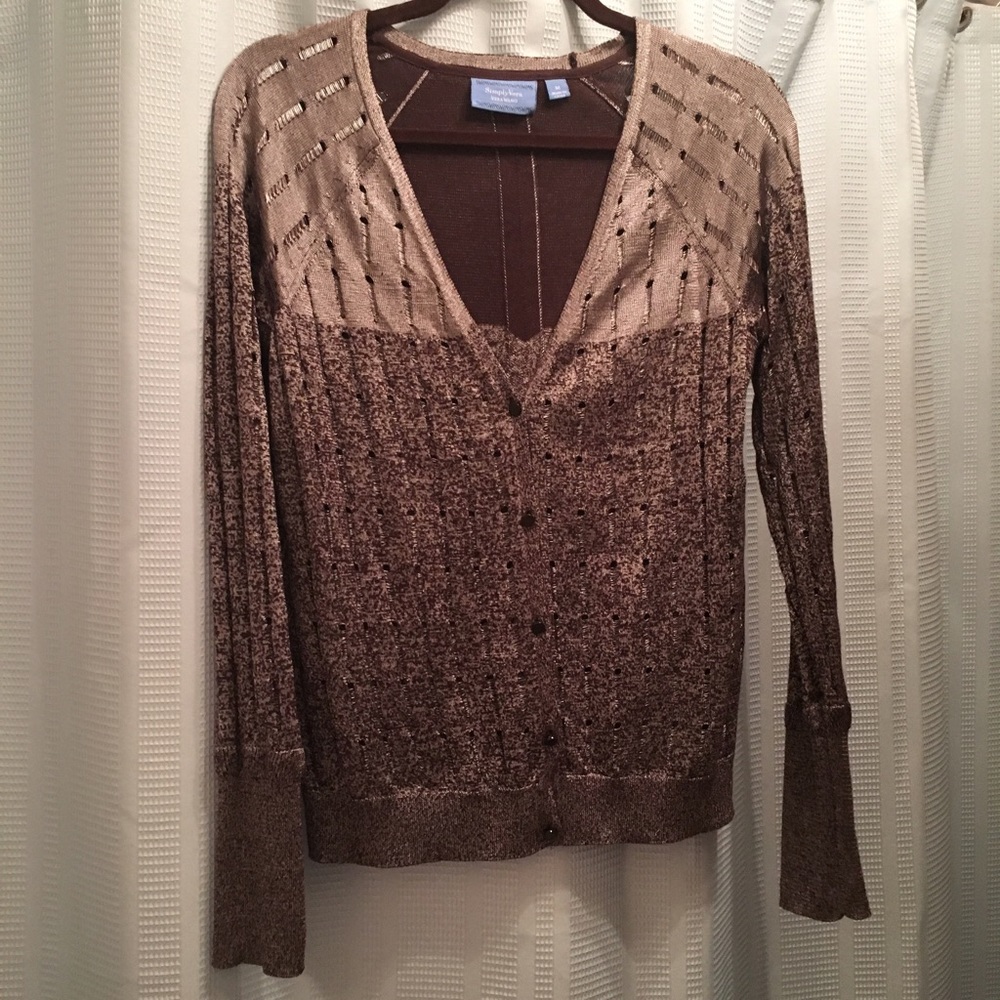 Simply Vera Vera Wang Cardigan Sweater